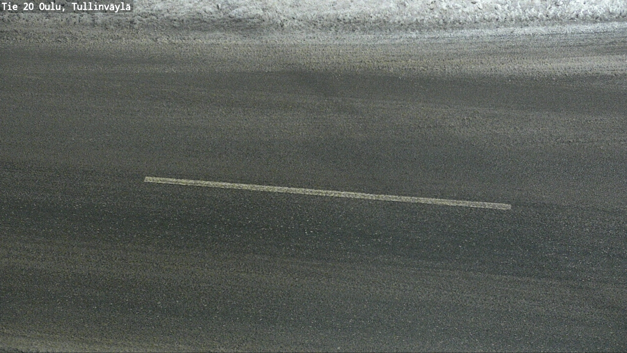 Weather Camera Image Road 20 Oulu, Tullinväylä, Oulu, Pohjois-Pohjanmaa