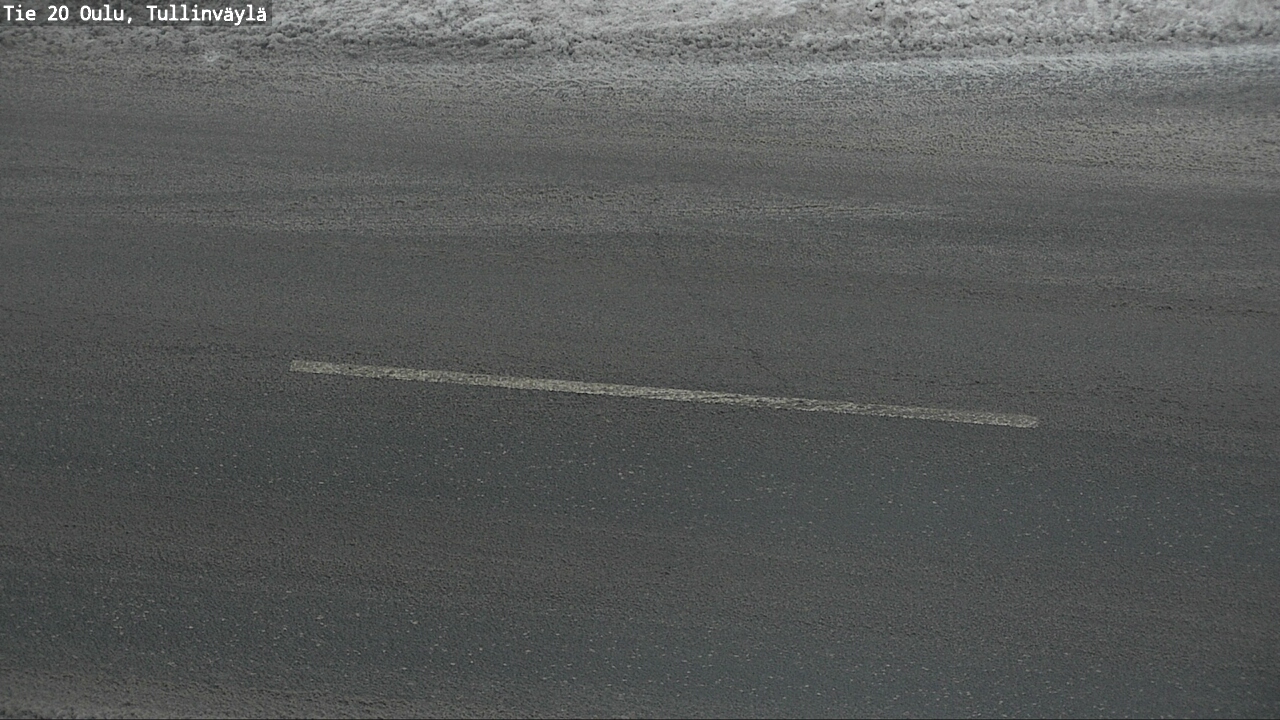 Weather Camera Image Road 20 Oulu, Tullinväylä, Oulu, Pohjois-Pohjanmaa