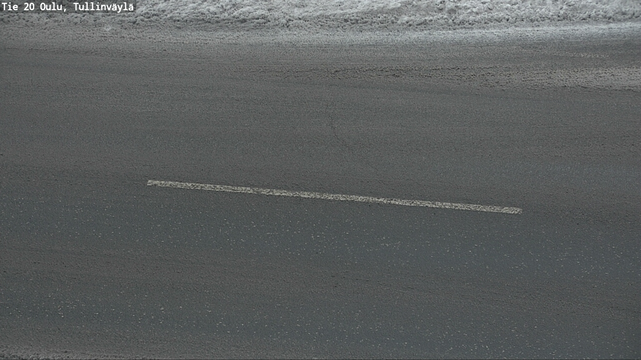 Weather Camera Image Road 20 Oulu, Tullinväylä, Oulu, Pohjois-Pohjanmaa