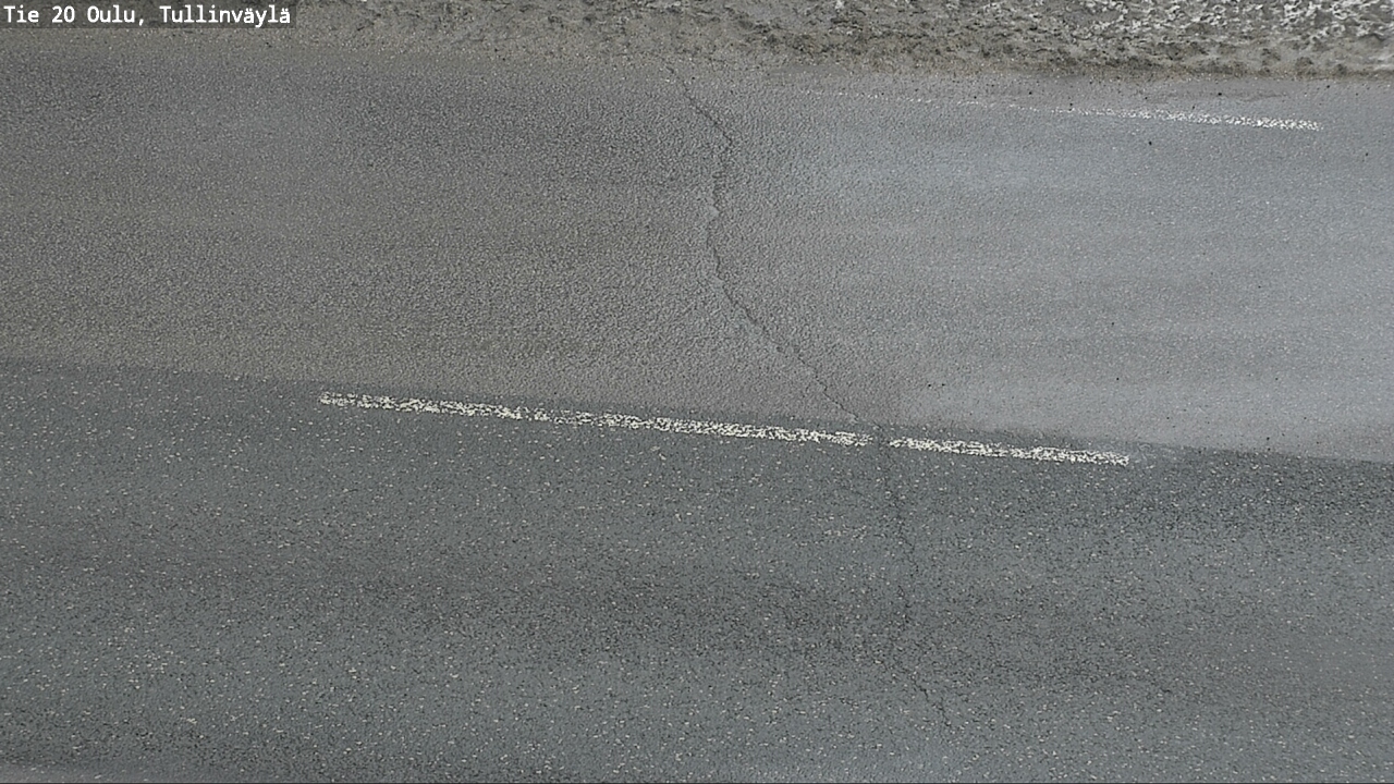 Weather Camera Image Road 20 Oulu, Tullinväylä, Oulu, Pohjois-Pohjanmaa
