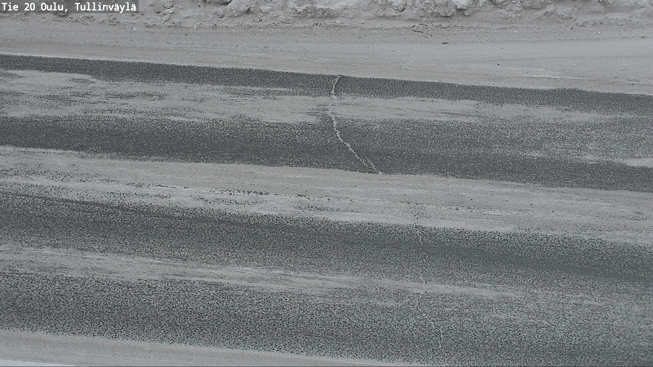 Weather Camera Image Väg 20 Uleåborg, Tullinväylä, Oulu, Pohjois-Pohjanmaa