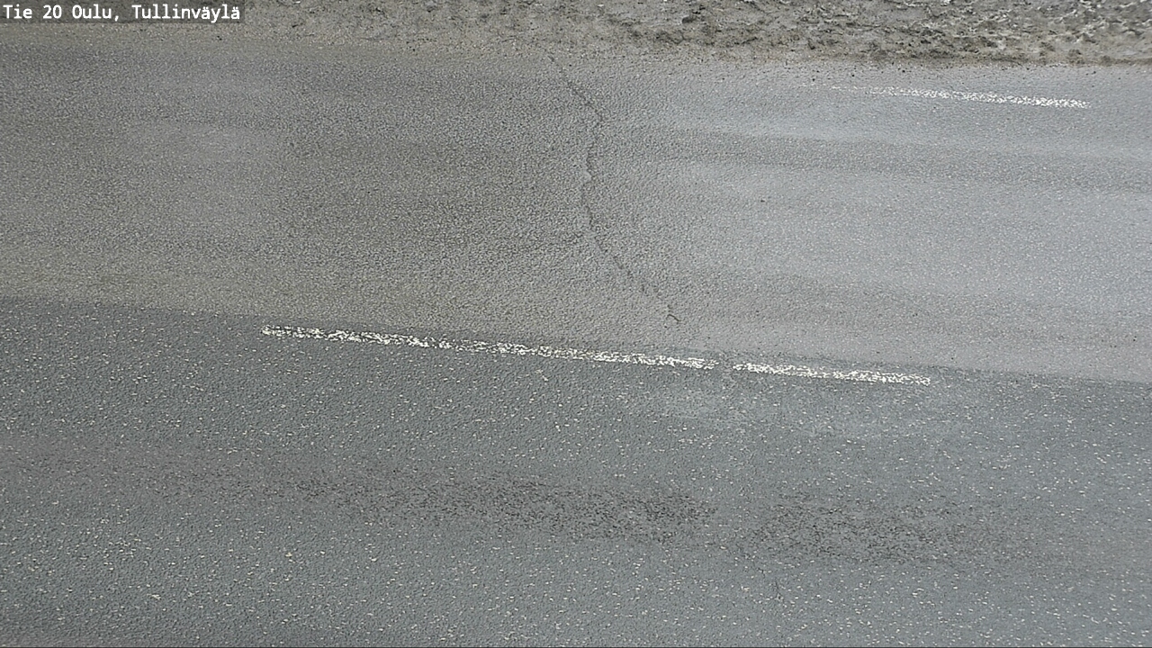 Weather Camera Image Road 20 Oulu, Tullinväylä, Oulu, Pohjois-Pohjanmaa