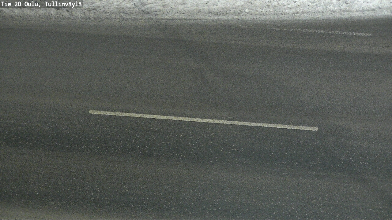 Weather Camera Image Road 20 Oulu, Tullinväylä, Oulu, Pohjois-Pohjanmaa