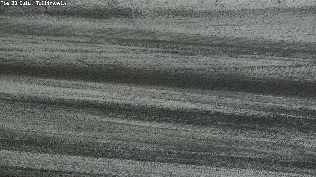 Weather Camera Image Road 20 Oulu, Tullinväylä, Oulu, Pohjois-Pohjanmaa