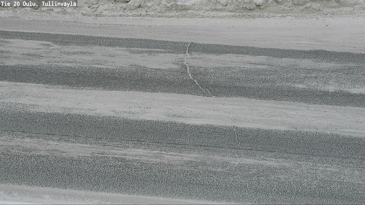 Weather Camera Image Väg 20 Uleåborg, Tullinväylä, Oulu, Pohjois-Pohjanmaa