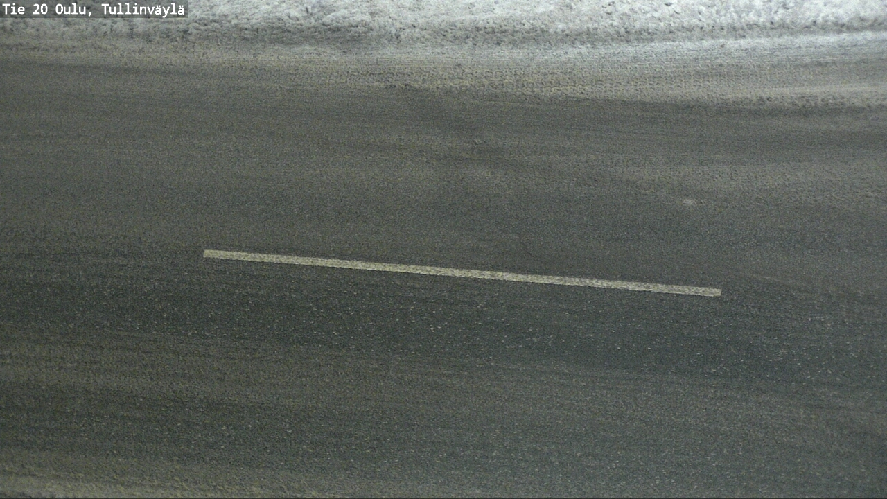 Weather Camera Image Road 20 Oulu, Tullinväylä, Oulu, Pohjois-Pohjanmaa
