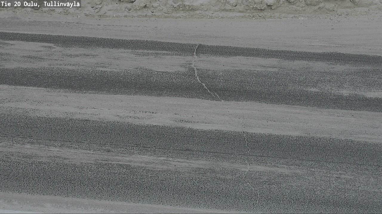 Weather Camera Image Väg 20 Uleåborg, Tullinväylä, Oulu, Pohjois-Pohjanmaa