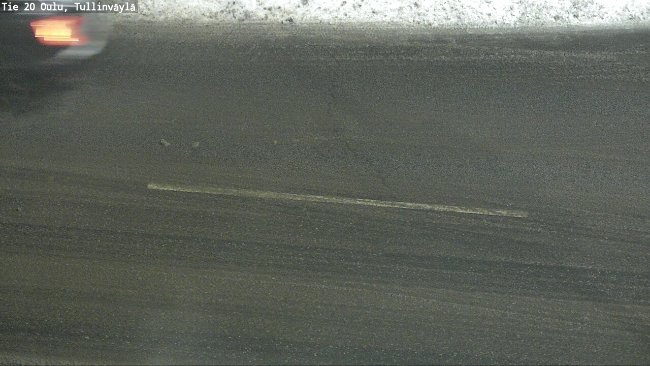 Weather Camera Image Road 20 Oulu, Tullinväylä, Oulu, Pohjois-Pohjanmaa