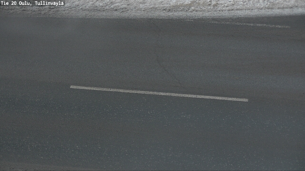 Weather Camera Image Road 20 Oulu, Tullinväylä, Oulu, Pohjois-Pohjanmaa
