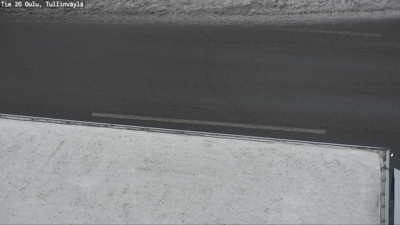 Weather Camera Image Road 20 Oulu, Tullinväylä, Oulu, Pohjois-Pohjanmaa