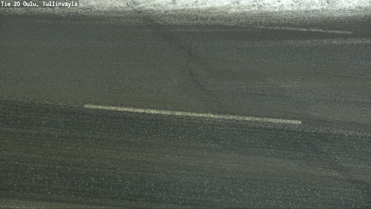 Weather Camera Image Road 20 Oulu, Tullinväylä, Oulu, Pohjois-Pohjanmaa