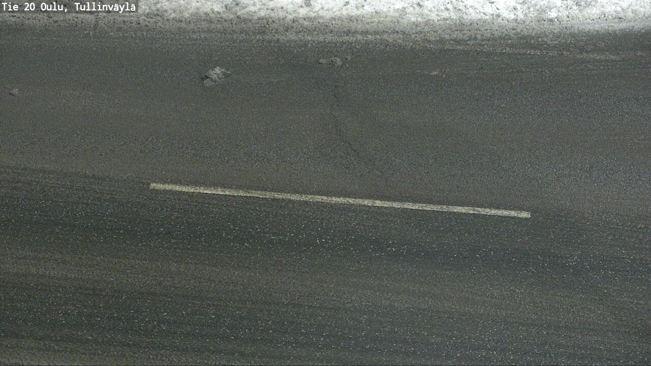 Weather Camera Image Road 20 Oulu, Tullinväylä, Oulu, Pohjois-Pohjanmaa