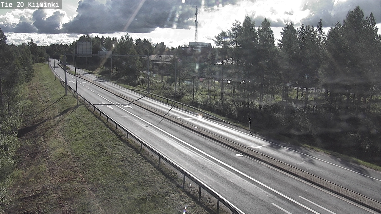 Weather Camera Image Road 20 Oulu Kiiminki, Oulu, Pohjois-Pohjanmaa