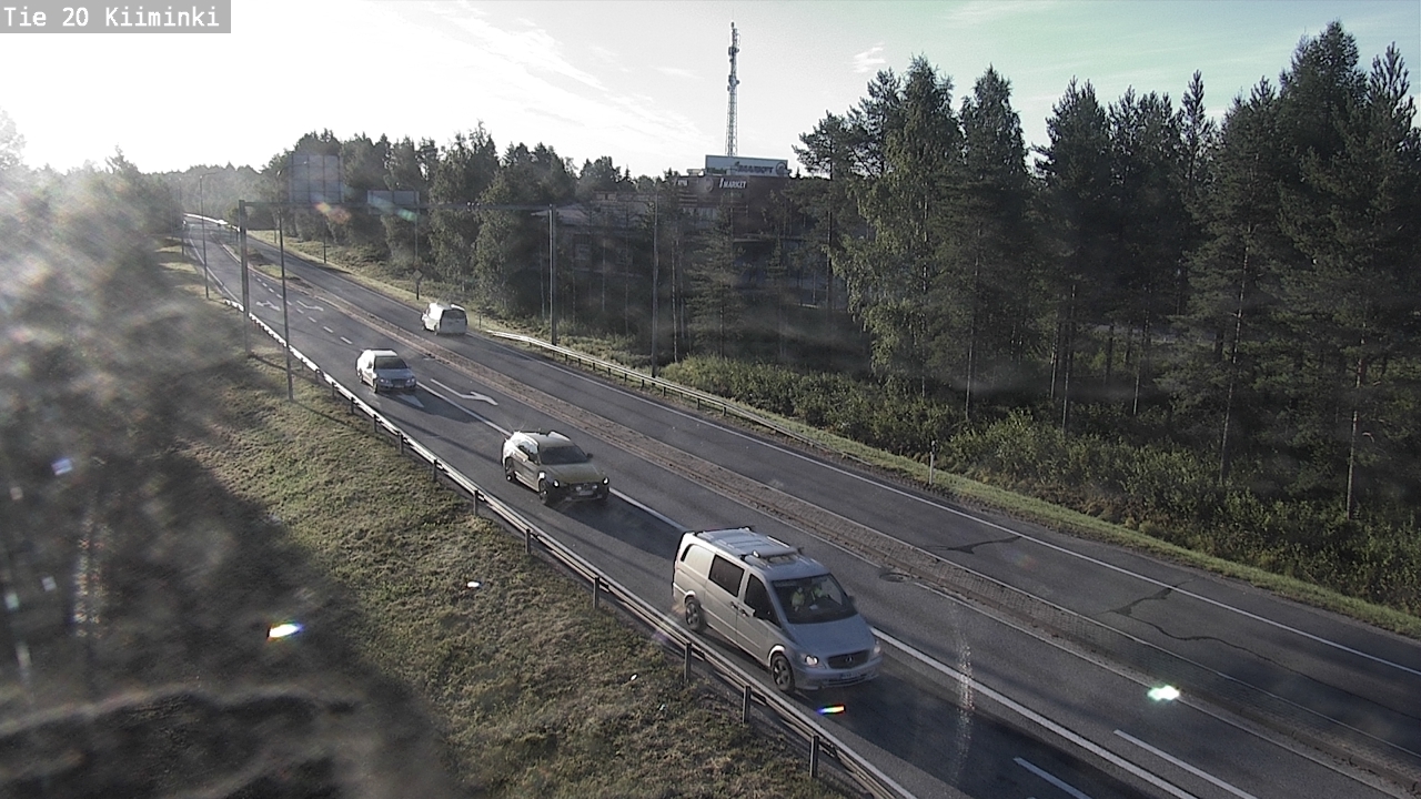 Weather Camera Image Road 20 Oulu Kiiminki, Oulu, Pohjois-Pohjanmaa