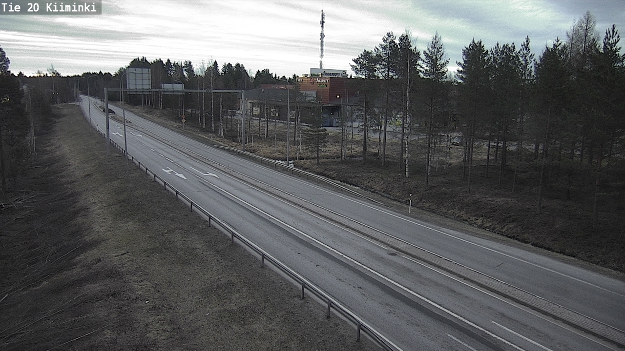 Weather Camera Image Road 20 Oulu Kiiminki, Oulu, Pohjois-Pohjanmaa