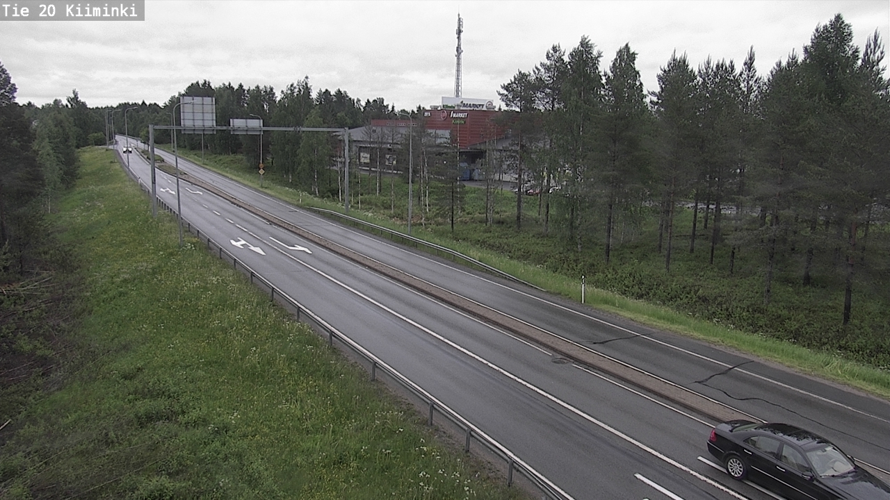 Weather Camera Image Road 20 Oulu Kiiminki, Oulu, Pohjois-Pohjanmaa
