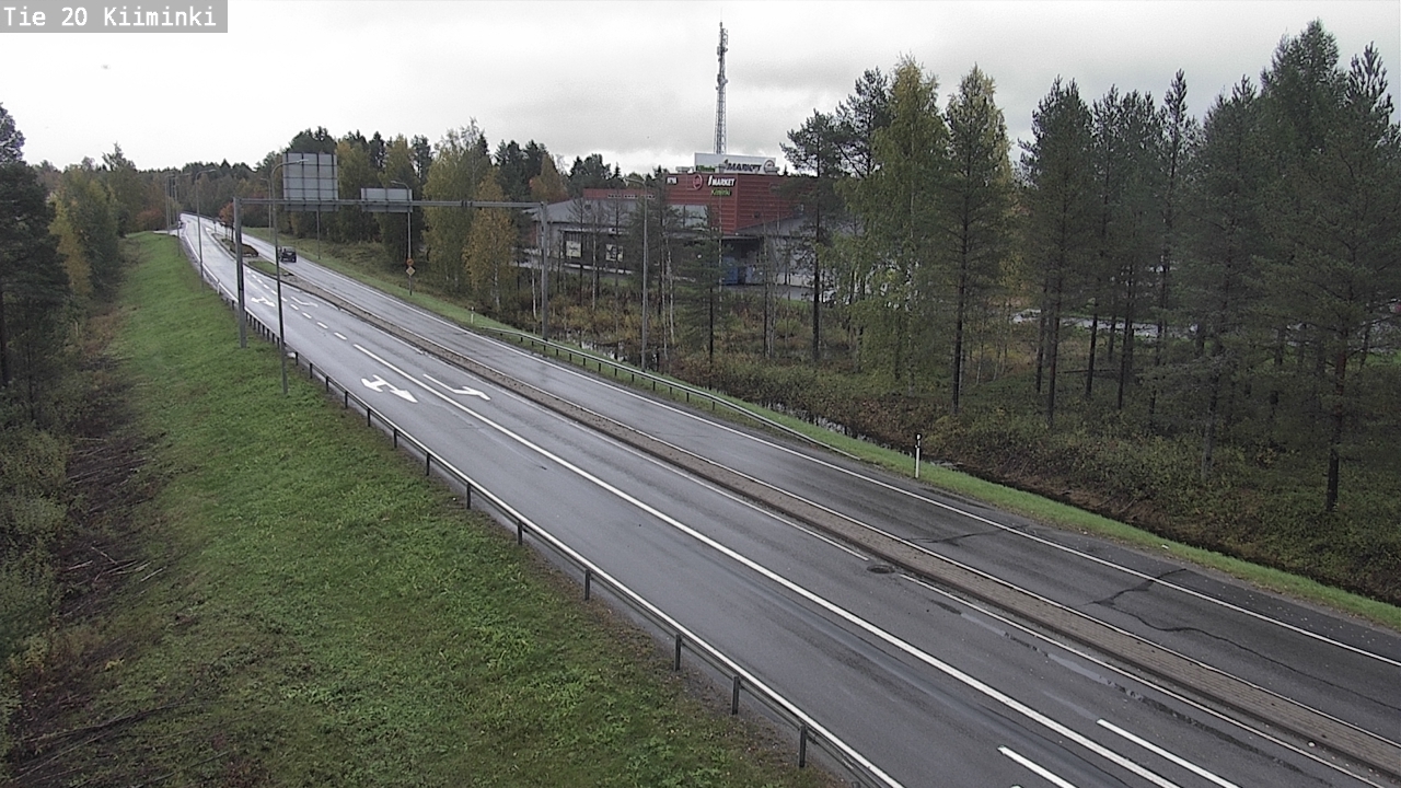 Weather Camera Image Road 20 Oulu Kiiminki, Oulu, Pohjois-Pohjanmaa