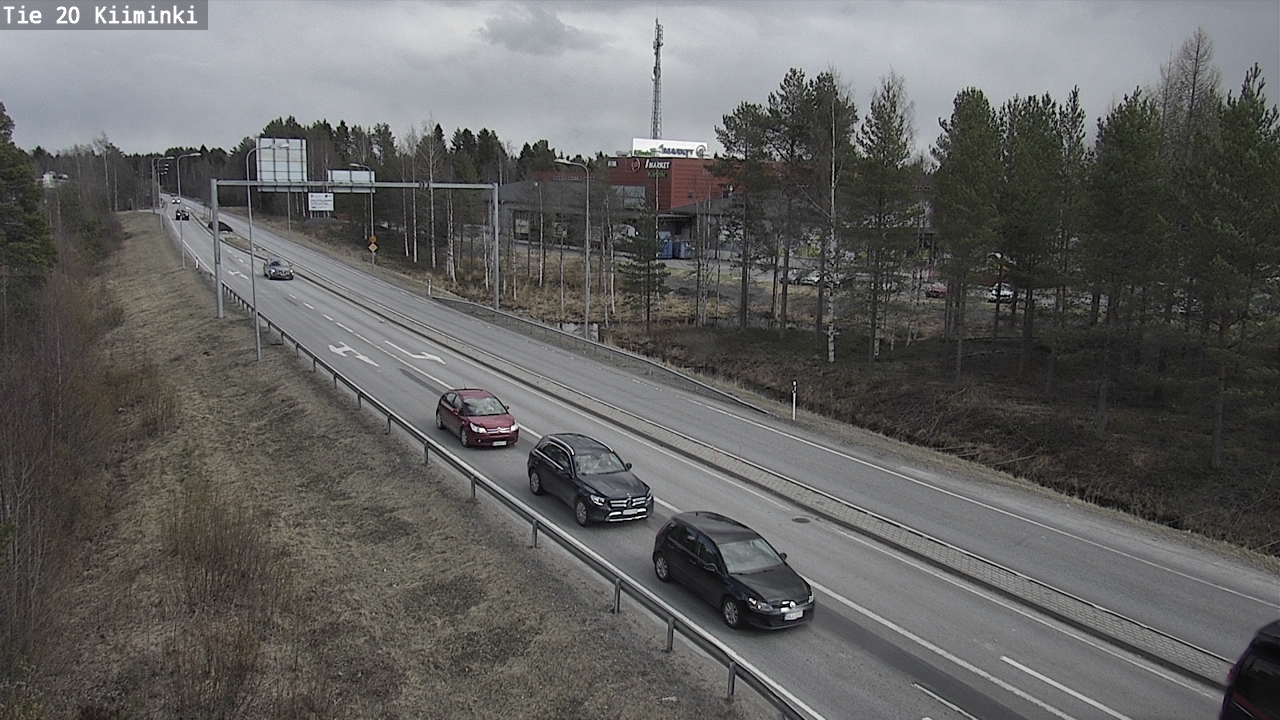 Weather Camera Image Road 20 Oulu Kiiminki, Oulu, Pohjois-Pohjanmaa