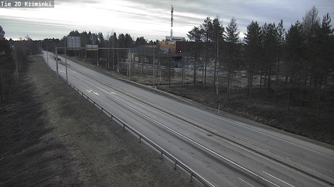 Weather Camera Image Road 20 Oulu Kiiminki, Oulu, Pohjois-Pohjanmaa