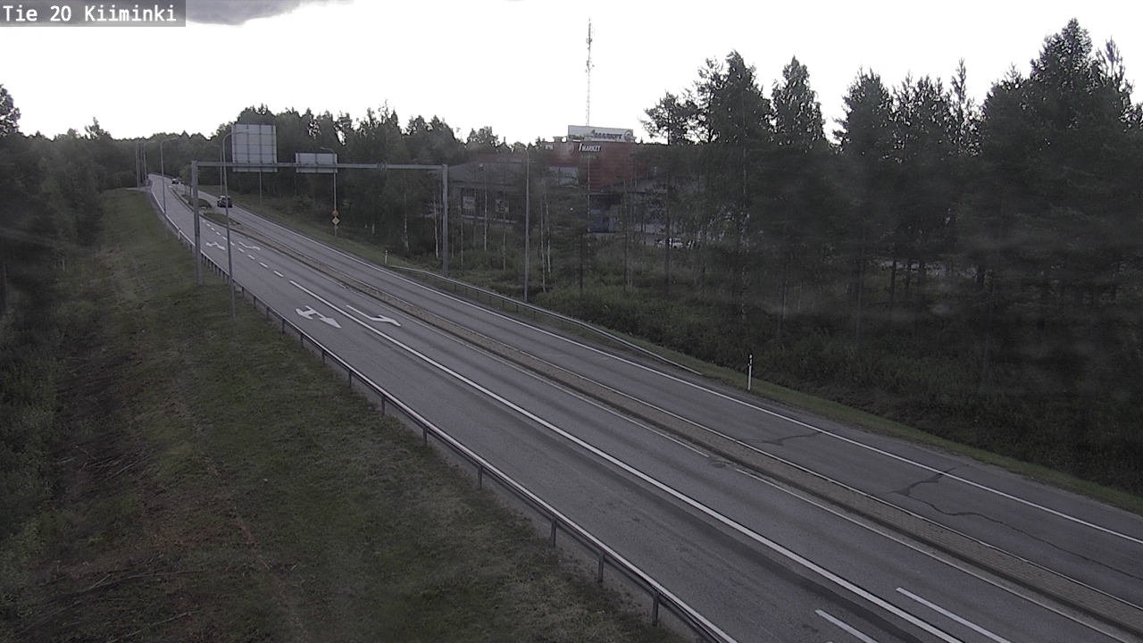 Weather Camera Image Road 20 Oulu Kiiminki, Oulu, Pohjois-Pohjanmaa