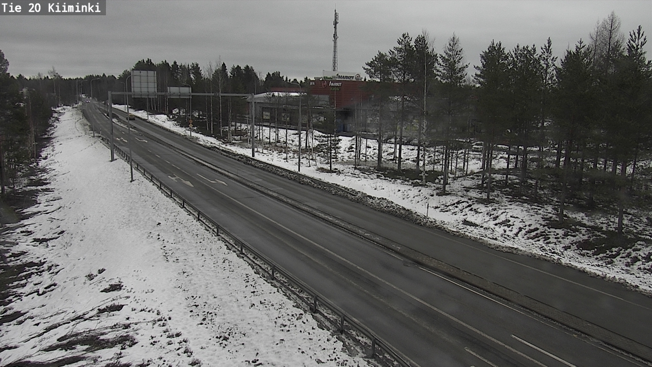 Weather Camera Image Road 20 Oulu Kiiminki, Oulu, Pohjois-Pohjanmaa