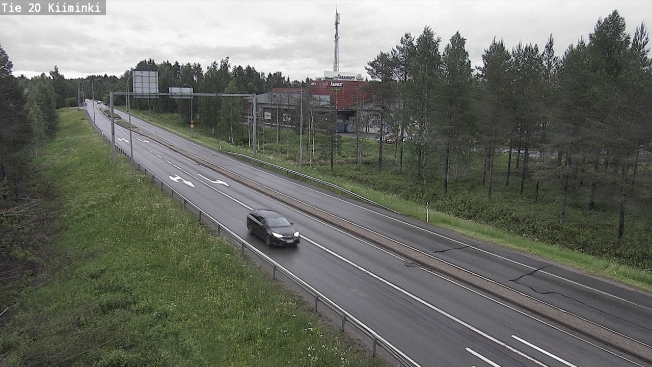 Weather Camera Image Road 20 Oulu Kiiminki, Oulu, Pohjois-Pohjanmaa