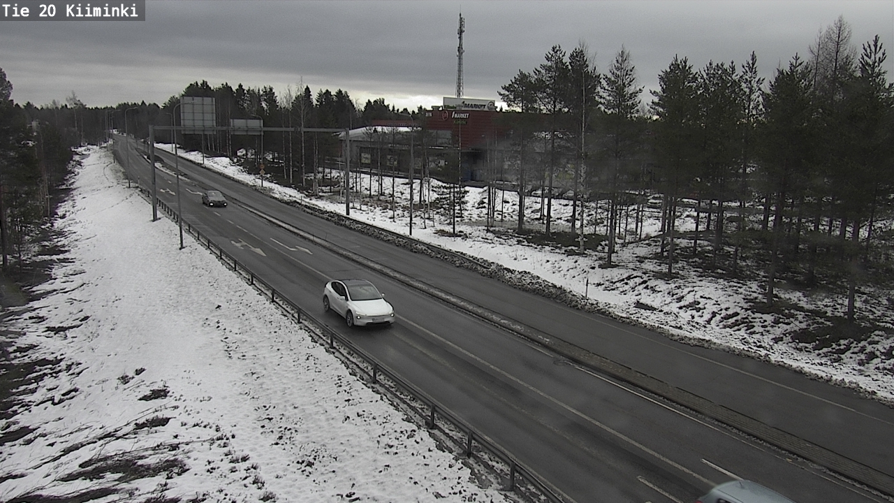 Weather Camera Image Road 20 Oulu Kiiminki, Oulu, Pohjois-Pohjanmaa