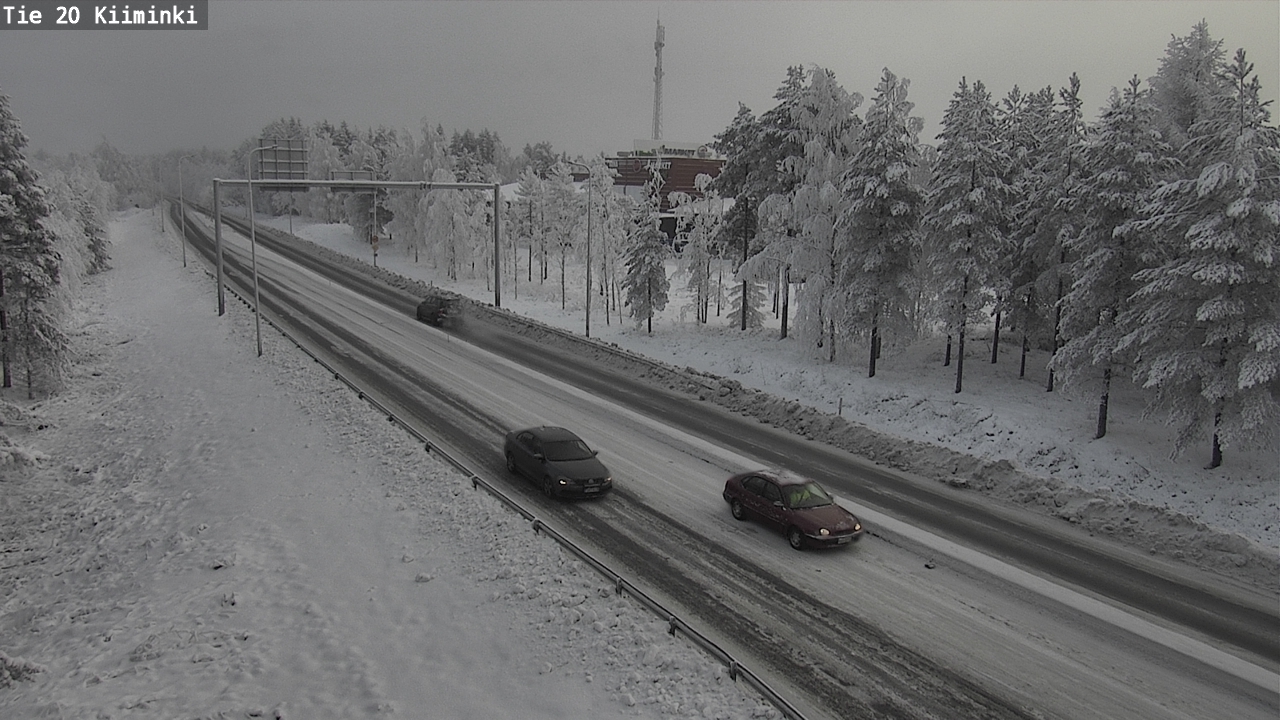 Weather Camera Image Road 20 Oulu Kiiminki, Oulu, Pohjois-Pohjanmaa