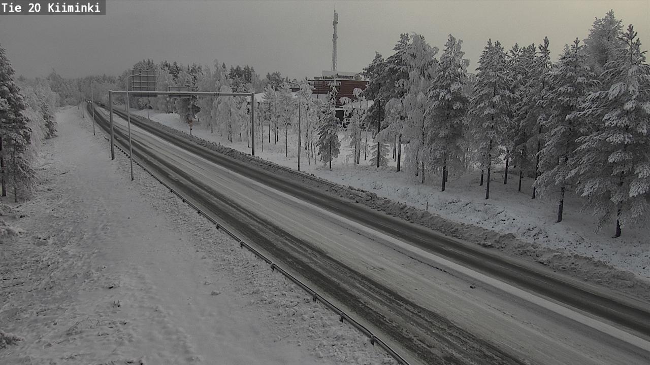 Weather Camera Image Road 20 Oulu Kiiminki, Oulu, Pohjois-Pohjanmaa
