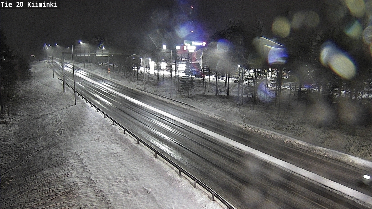 Weather Camera Image Väg 20 Uleåborg Kiiminki, Oulu, Pohjois-Pohjanmaa