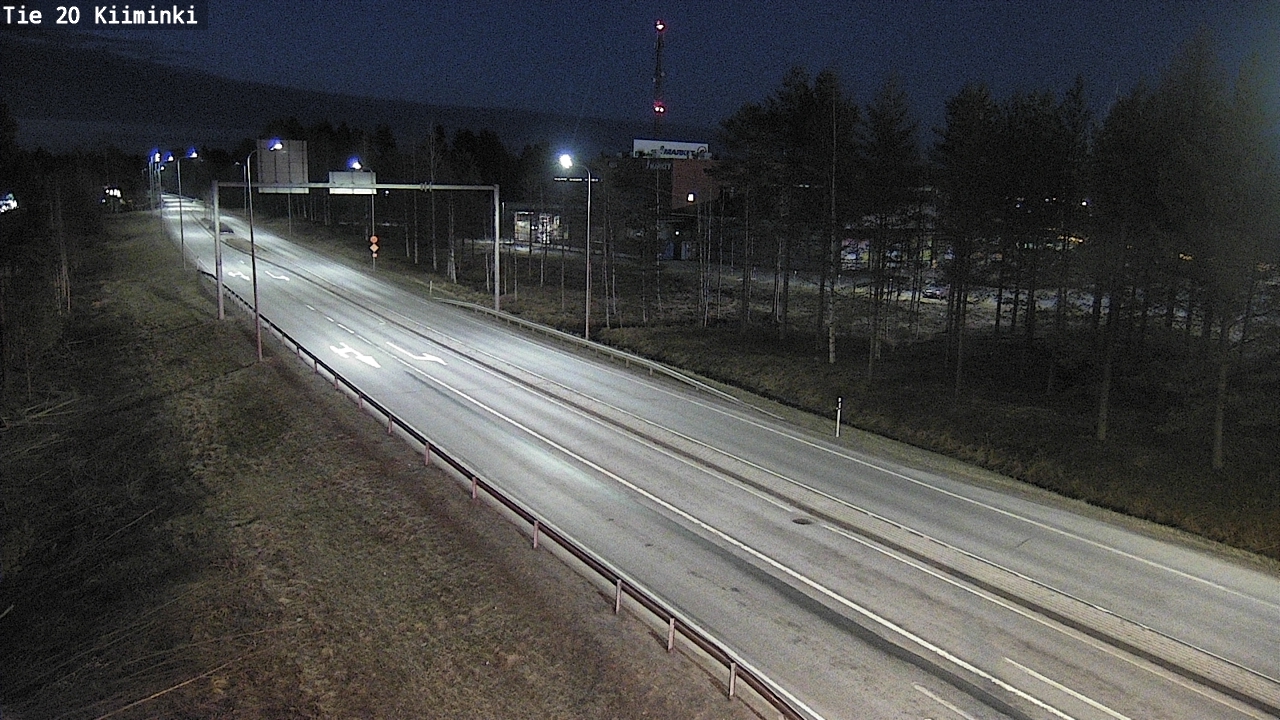 Weather Camera Image Road 20 Oulu Kiiminki, Oulu, Pohjois-Pohjanmaa