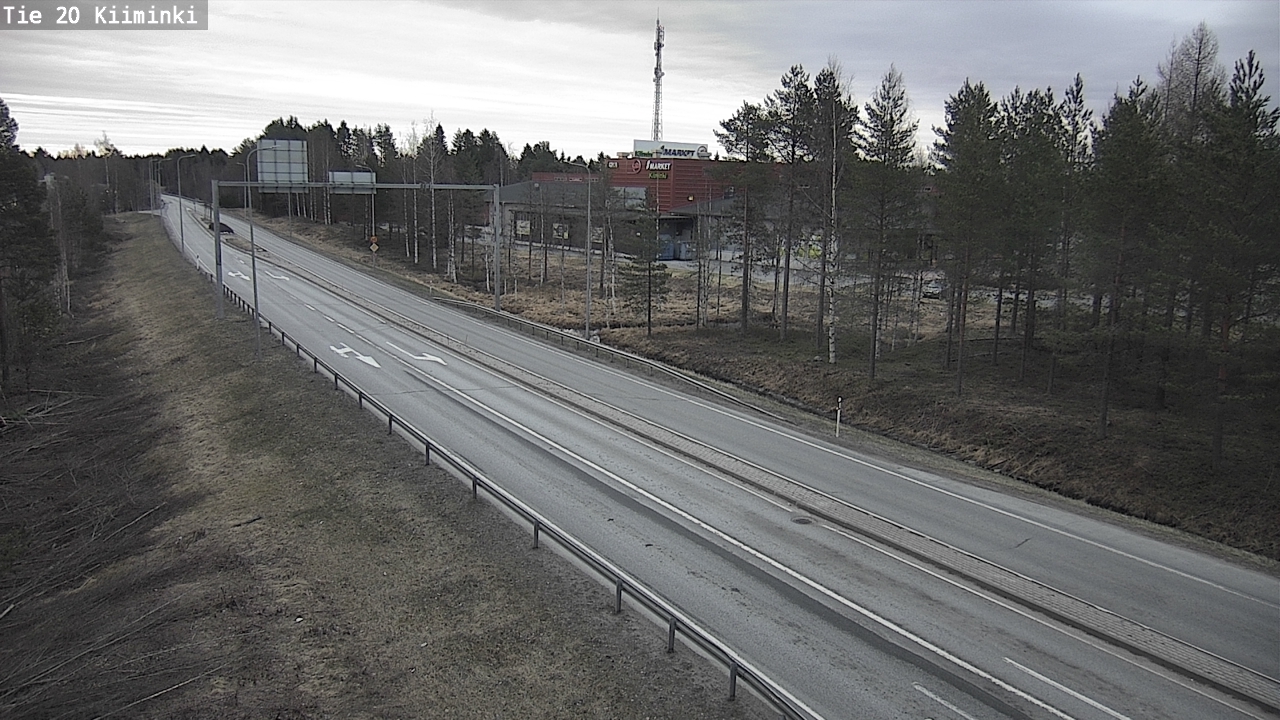Weather Camera Image Road 20 Oulu Kiiminki, Oulu, Pohjois-Pohjanmaa