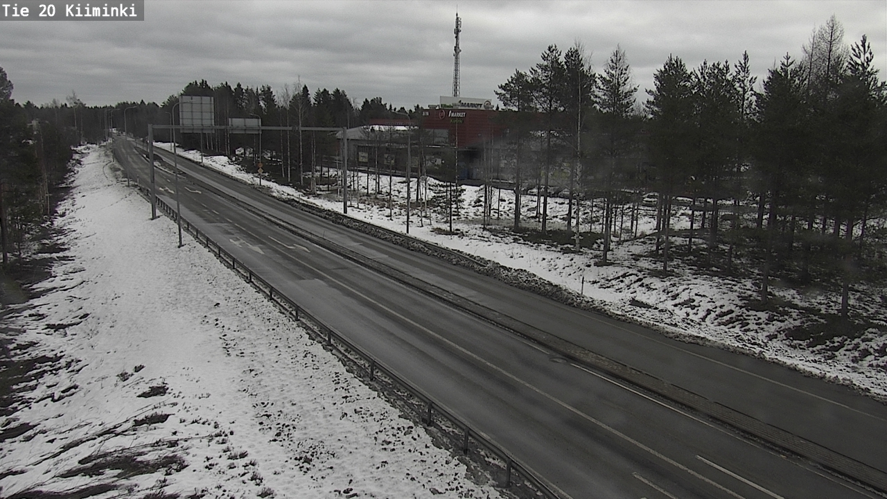 Weather Camera Image Road 20 Oulu Kiiminki, Oulu, Pohjois-Pohjanmaa