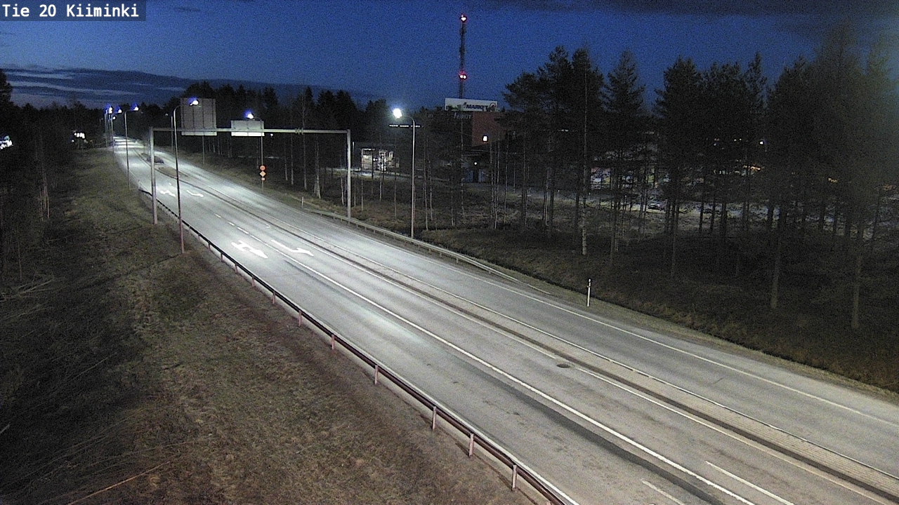 Weather Camera Image Road 20 Oulu Kiiminki, Oulu, Pohjois-Pohjanmaa