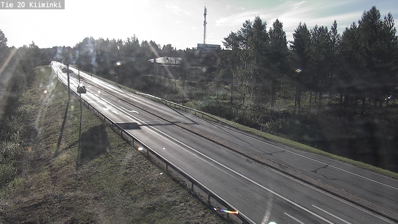 Weather Camera Image Road 20 Oulu Kiiminki, Oulu, Pohjois-Pohjanmaa