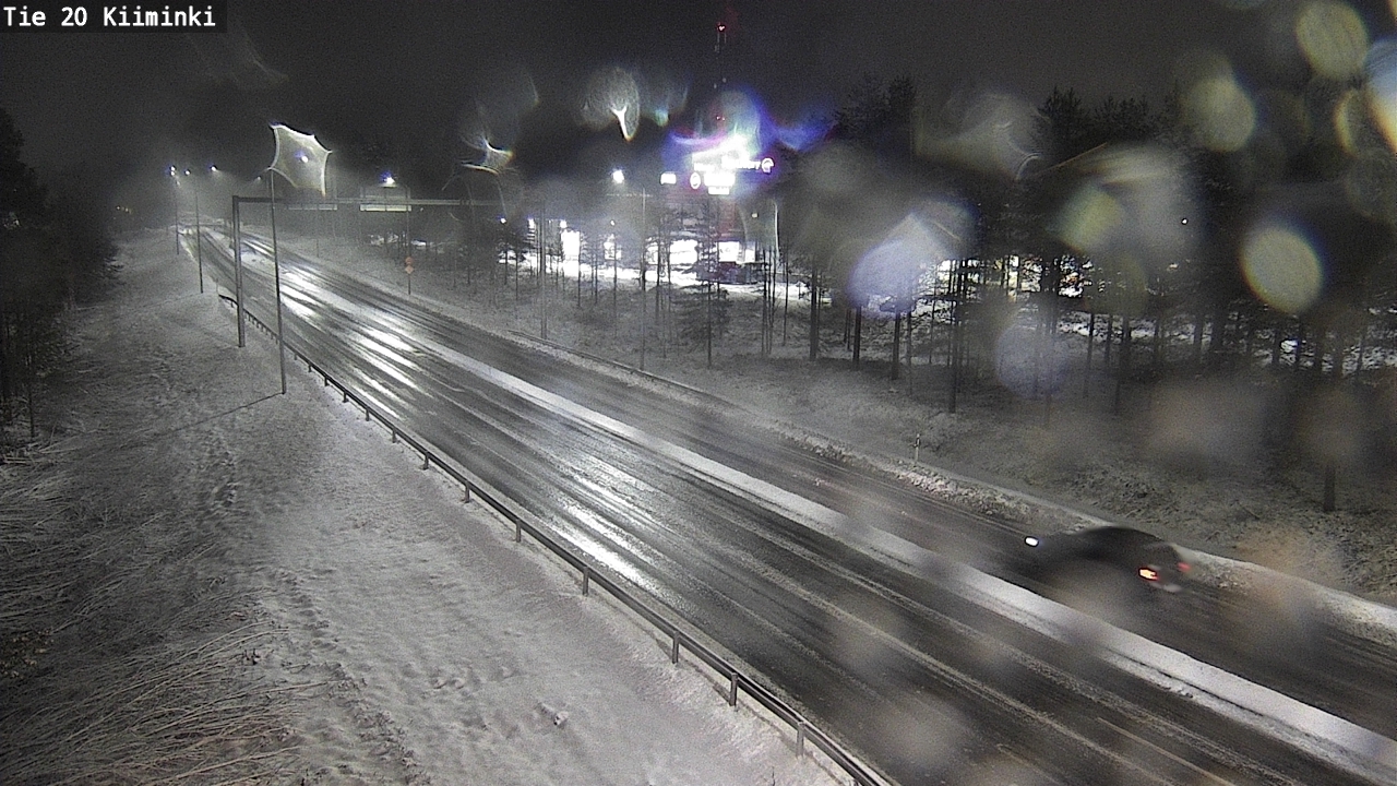 Weather Camera Image Väg 20 Uleåborg Kiiminki, Oulu, Pohjois-Pohjanmaa