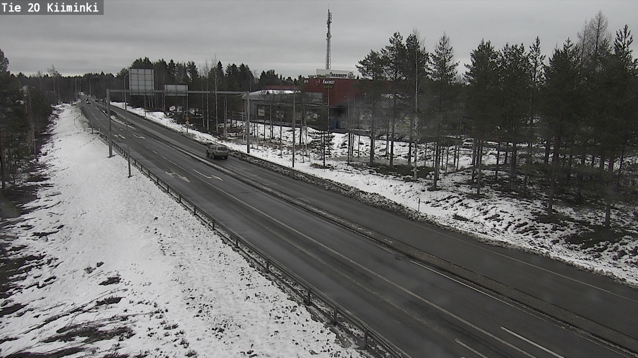 Weather Camera Image Road 20 Oulu Kiiminki, Oulu, Pohjois-Pohjanmaa