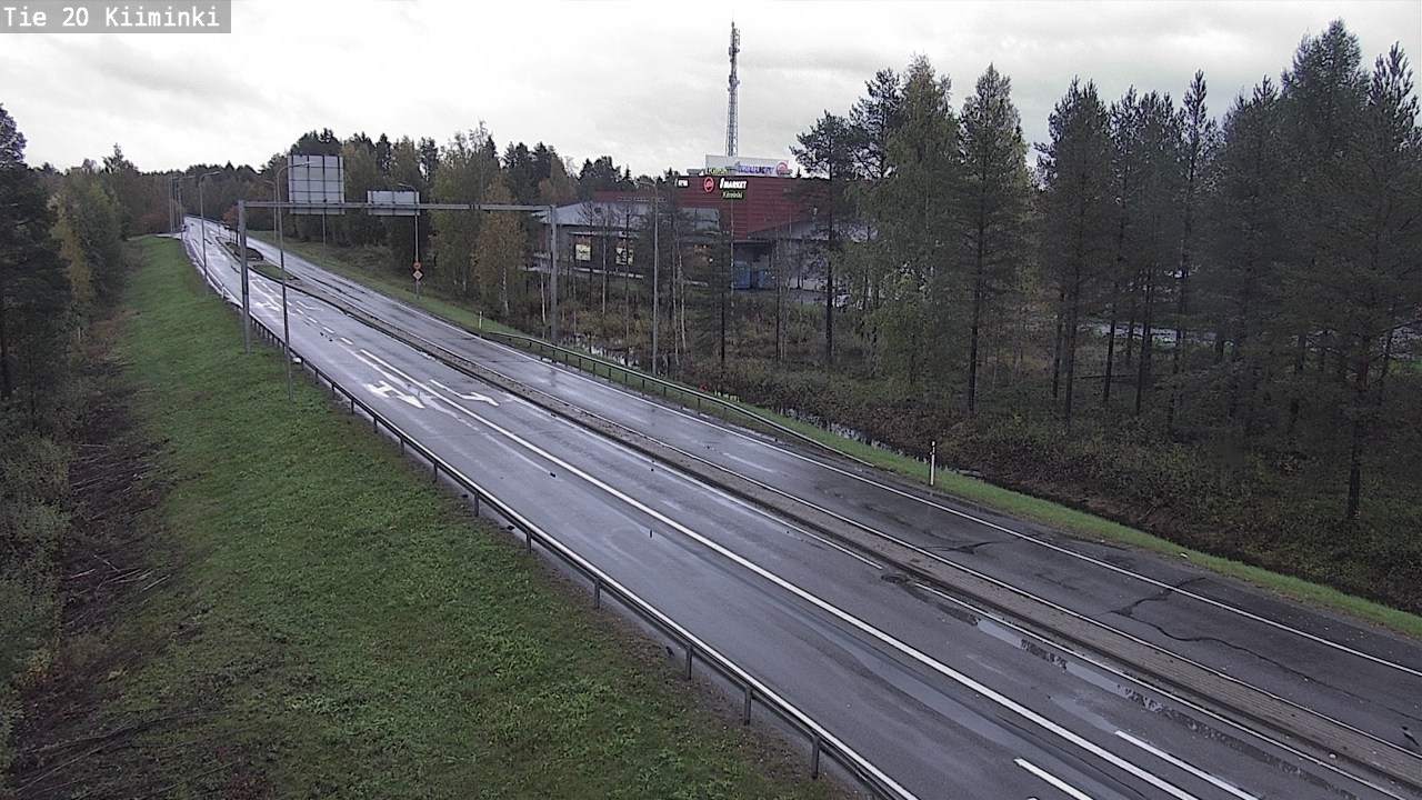 Weather Camera Image Road 20 Oulu Kiiminki, Oulu, Pohjois-Pohjanmaa