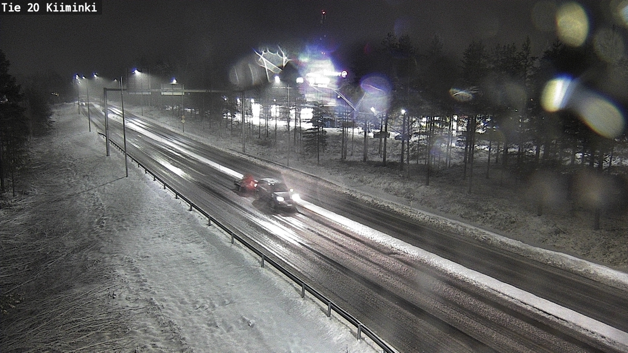 Weather Camera Image Väg 20 Uleåborg Kiiminki, Oulu, Pohjois-Pohjanmaa