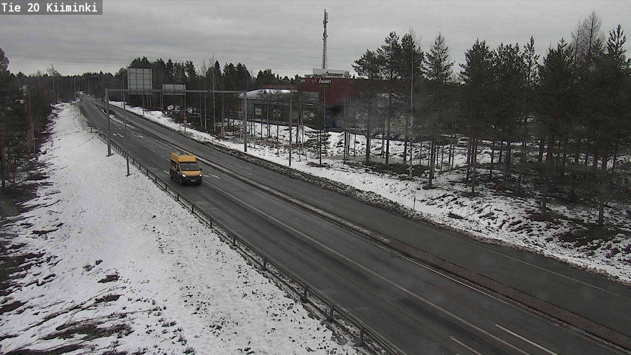 Weather Camera Image Road 20 Oulu Kiiminki, Oulu, Pohjois-Pohjanmaa
