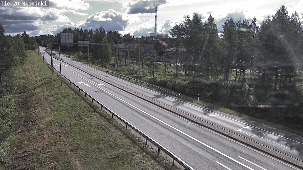 Weather Camera Image Road 20 Oulu Kiiminki, Oulu, Pohjois-Pohjanmaa
