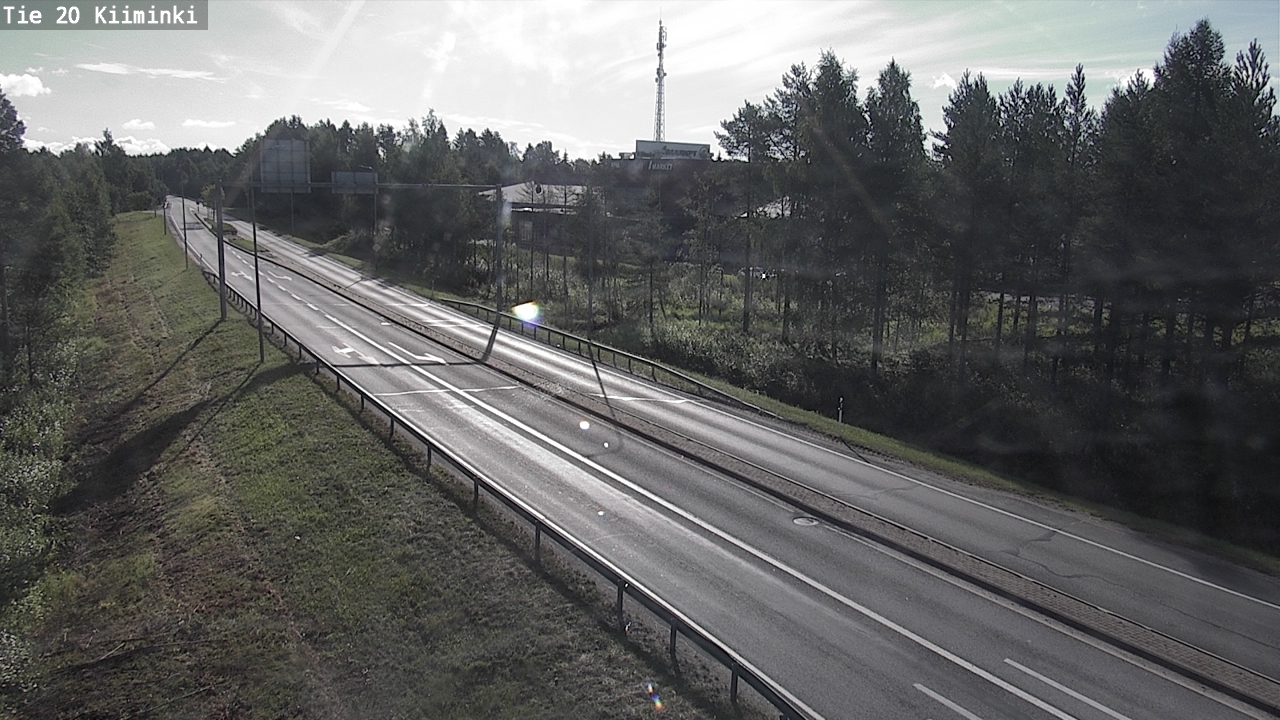Weather Camera Image Road 20 Oulu Kiiminki, Oulu, Pohjois-Pohjanmaa