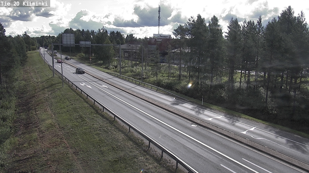 Weather Camera Image Road 20 Oulu Kiiminki, Oulu, Pohjois-Pohjanmaa