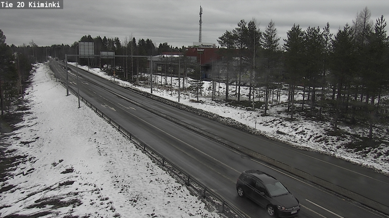 Weather Camera Image Road 20 Oulu Kiiminki, Oulu, Pohjois-Pohjanmaa