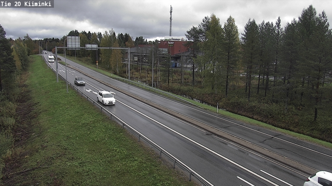 Weather Camera Image Road 20 Oulu Kiiminki, Oulu, Pohjois-Pohjanmaa