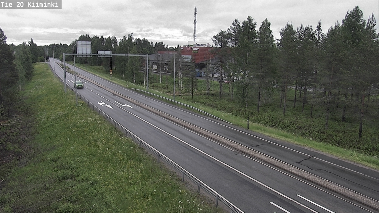 Weather Camera Image Road 20 Oulu Kiiminki, Oulu, Pohjois-Pohjanmaa