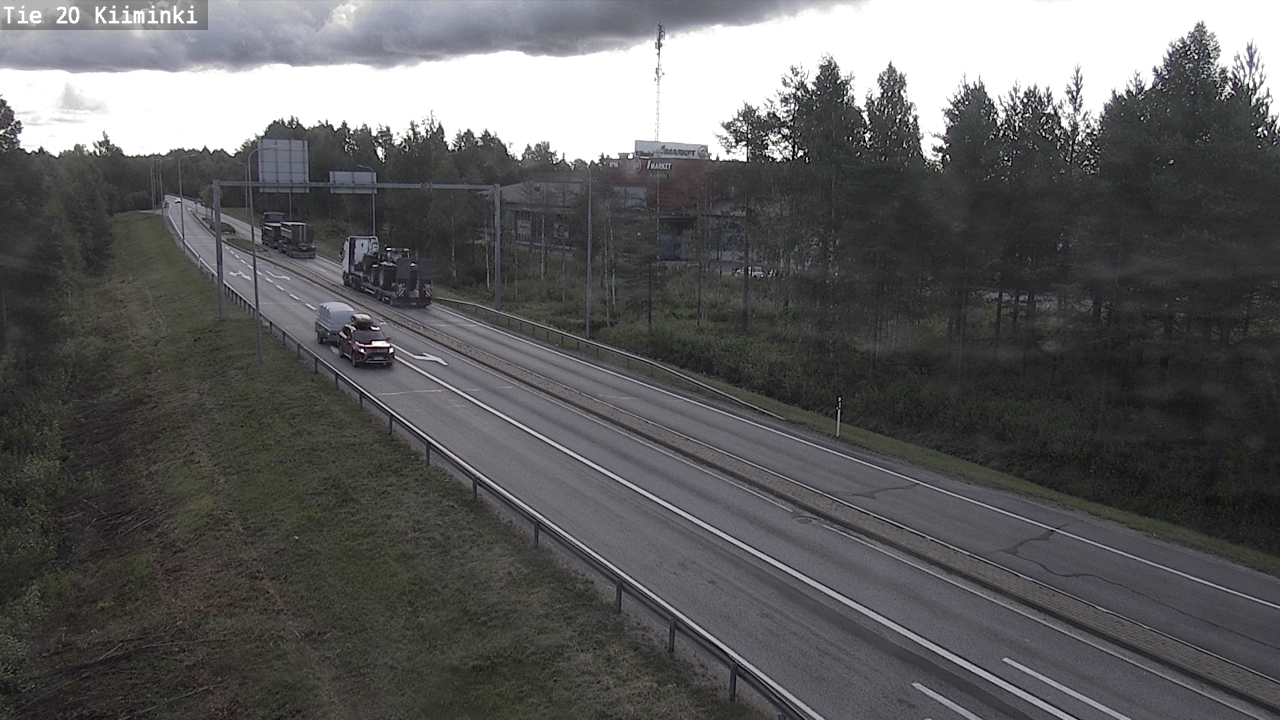 Weather Camera Image Road 20 Oulu Kiiminki, Oulu, Pohjois-Pohjanmaa