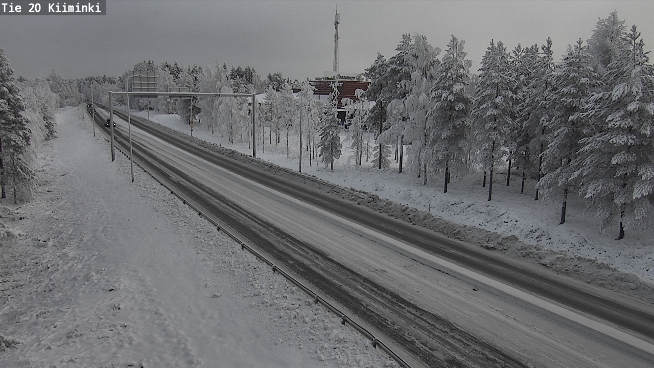 Weather Camera Image Road 20 Oulu Kiiminki, Oulu, Pohjois-Pohjanmaa