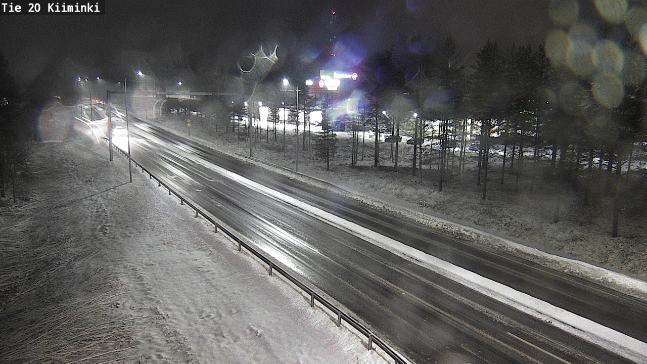 Weather Camera Image Väg 20 Uleåborg Kiiminki, Oulu, Pohjois-Pohjanmaa