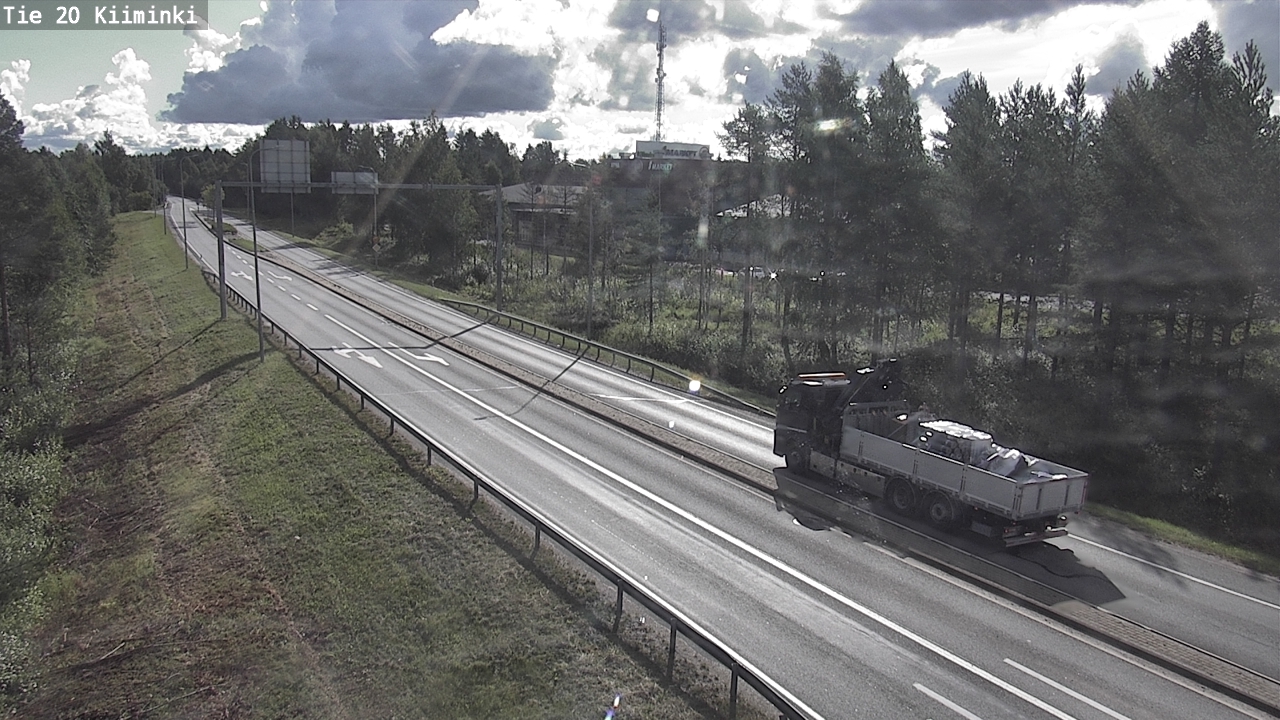 Weather Camera Image Road 20 Oulu Kiiminki, Oulu, Pohjois-Pohjanmaa